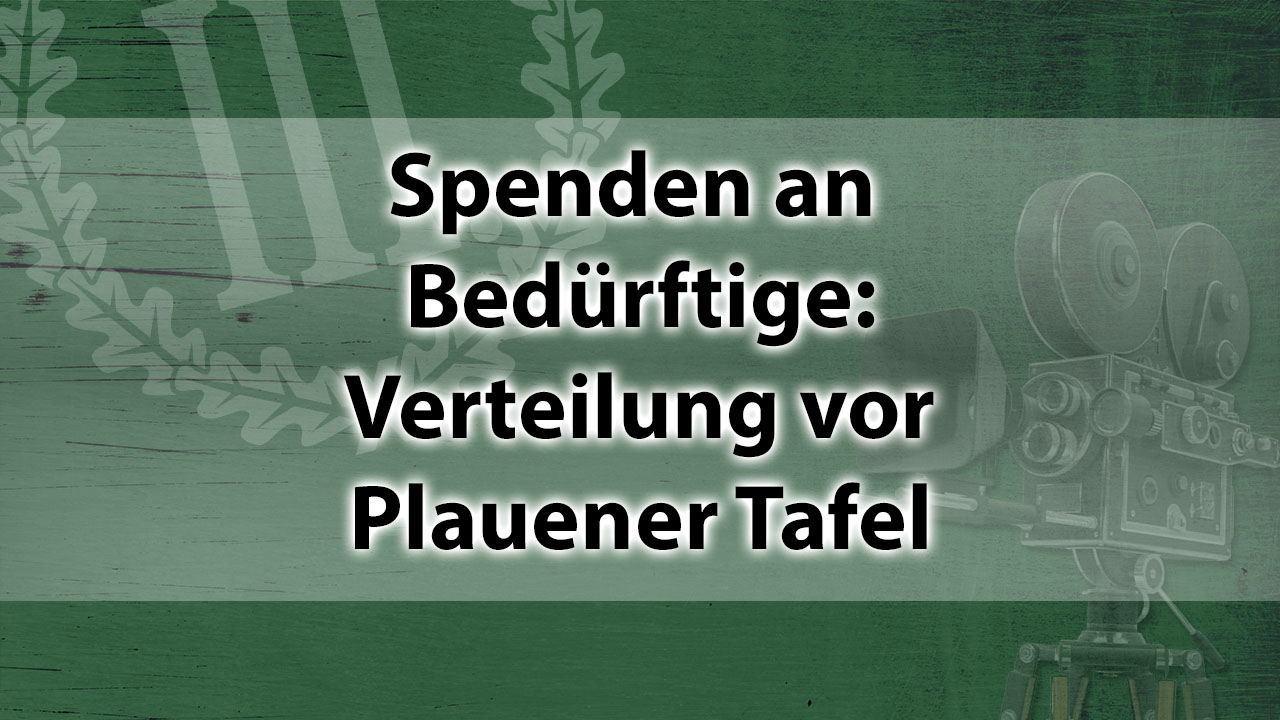 Spenden an Bedürftige: Verteilung vor Plauener Tafel
