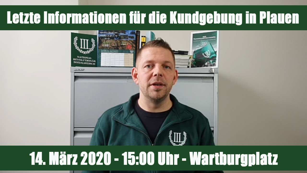 Informationen zur Kundgebung "Gerechtigkeit für alle Deutschen" in Plauen
