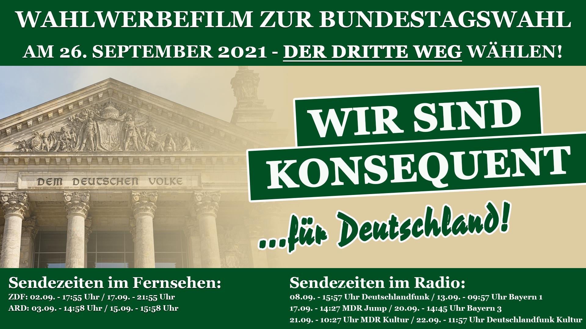 Wahlwerbefilm zur Bundestagswahl 2021