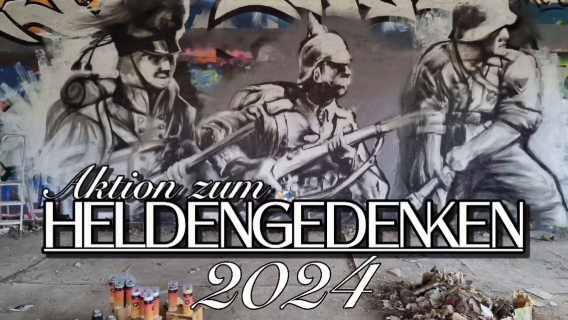 Aktion zum Heldengedenken 2024