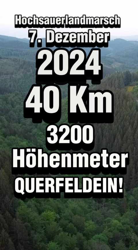 Werbevideo für den Hochsauerlandmarsch 2024