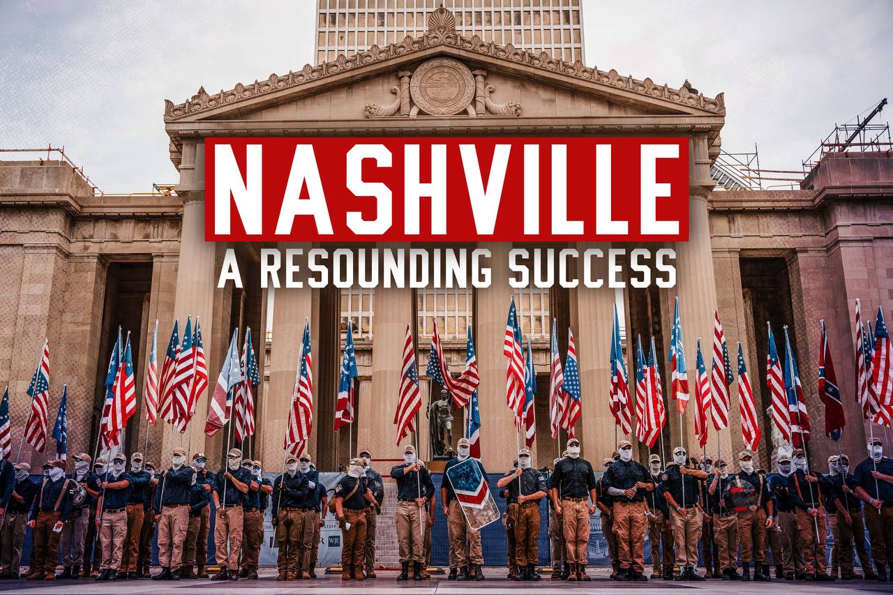 Patriot Front: Video vom Aufmarsch in Nashville zum Unabhängigkeitstag 2024