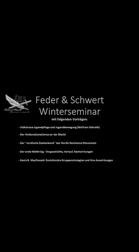 Feder & Schwert - Winterseminar 2025