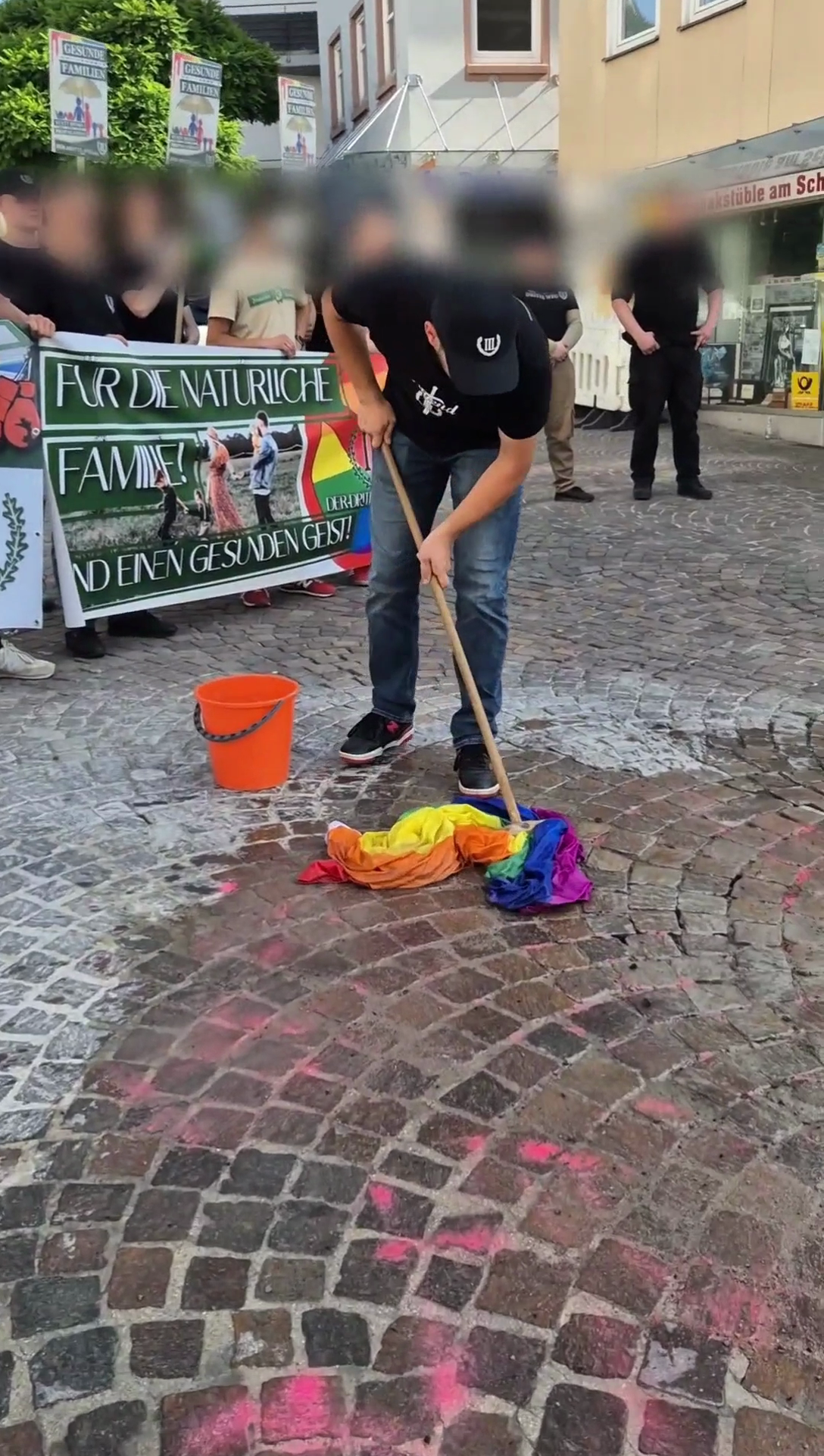 Kundgebung in Bad Mergentheim