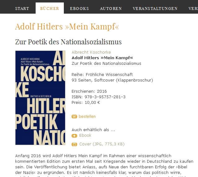 Quelle: Screenshot von http://www.matthes-seitz-berlin.de/buch/adolf-hitlers-mein-kampf.html