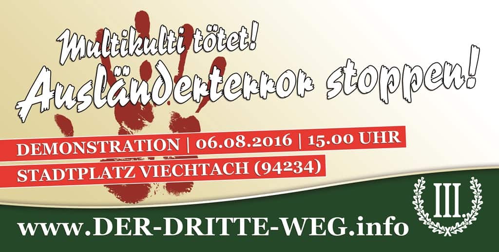 Ein Demonstrationszug durch Viechtach erreichte weitere Anwohner und Passanten