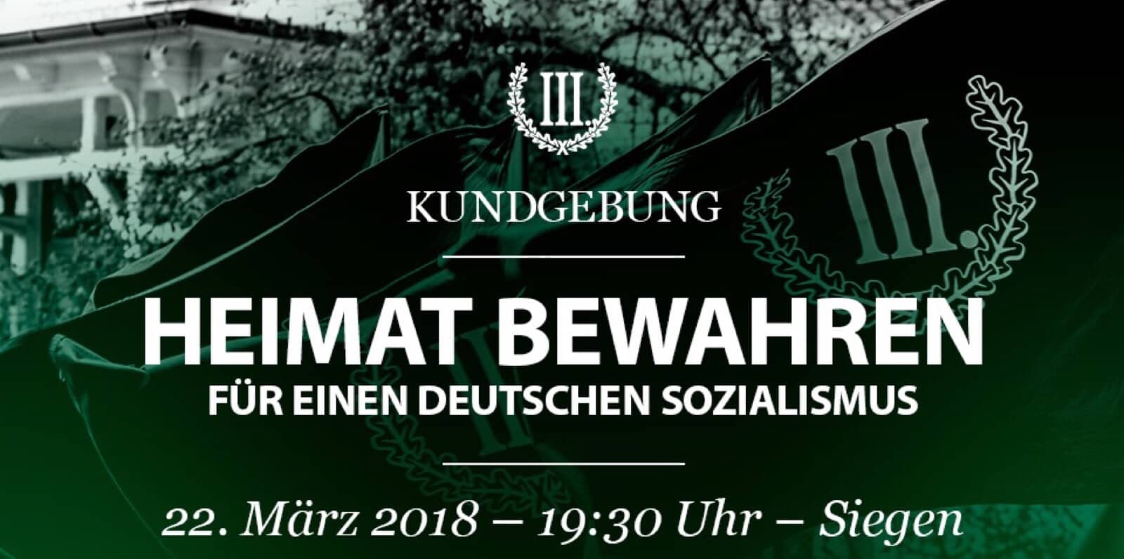 Momentaufnahmen von der Kundgebung in Siegen