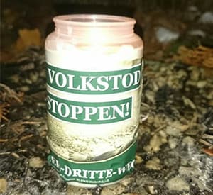 Volkstod stoppen Kerze