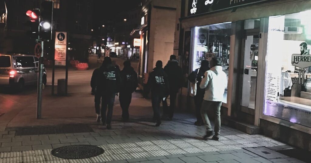 Nationale Streife in Pasing